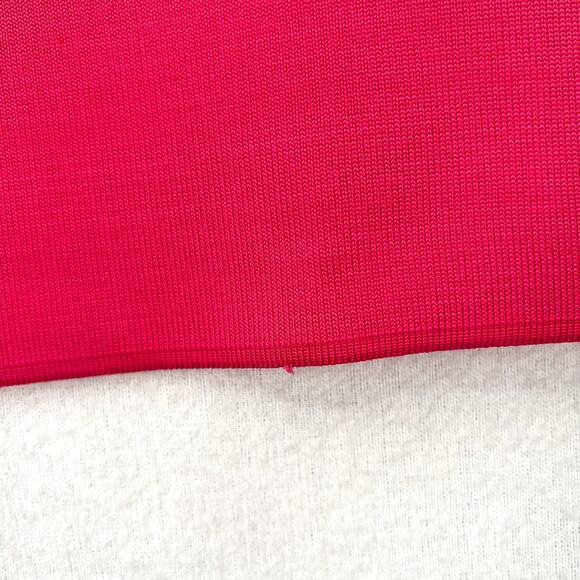 PAOLA BERNARDI Renata Mini Skirt Womens Pink Purple Colorblock Stretch Knit NEW - Picture 13 of 16